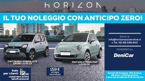 Horizon Automotive Servizio Di Noleggio Auto A Lungo Termine A Milano