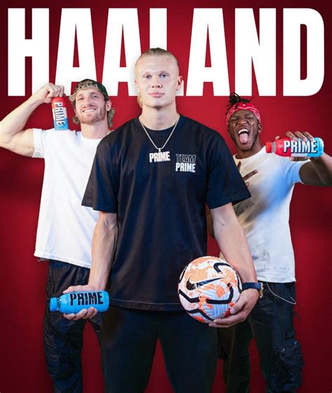 Haaland Se Une A Prime La Bebida De Logan Paul Y Ksi Que Arrasa En El Mundo Del Deporte