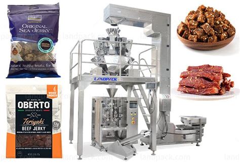 Full Automatic Beef Jerky Biltong Multihead Weigher Packing Machine