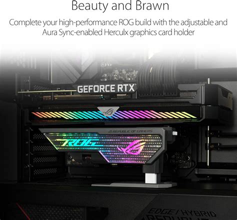 Asus Xh01 Rog Herculx Graphics Card Holder Price In Bd Ryans