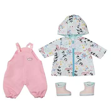 Baby Annabell Deluxe Dolls Rain Set 43cm Freemans