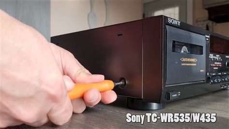 How To Replace Broken Belts Sony TC WR535 W435 YouTube