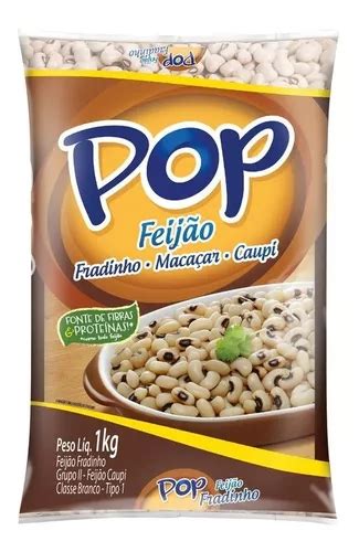 Feijão Fradinho Tipo 1 1kg Pop MercadoLivre