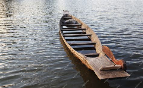 premium photo fishing boat  river