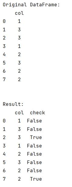 Python Comparing Previous Row Values In Pandas Dataframe