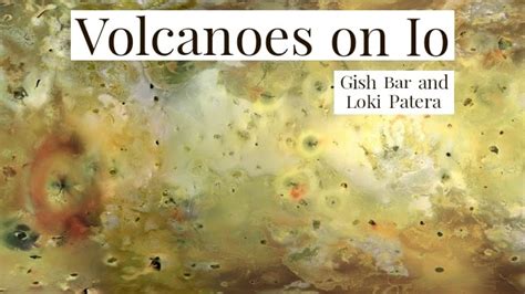 Volcanoes of Io