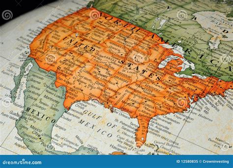 Globe Or Map Of United States Royalty Free Stock Photo - Image: 12580835