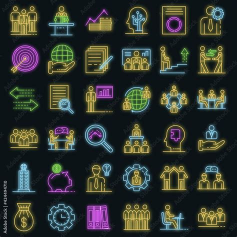 Corporate Governance Icons Set Outline Set Of Corporate Governance