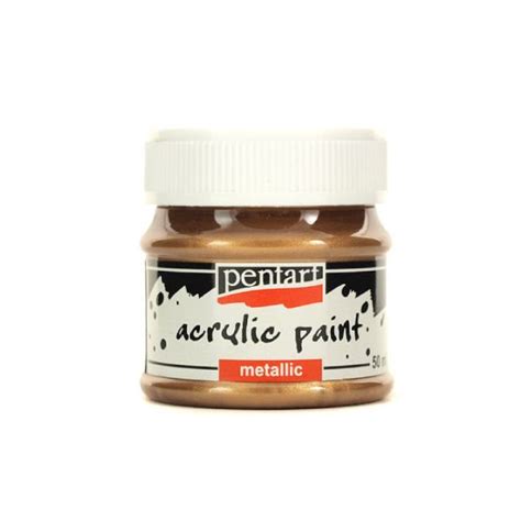 Pentart 500ML Metallic Gold Acrylic Paint