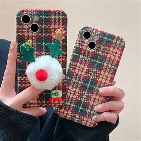 Holiday Plaid Iphone Case
