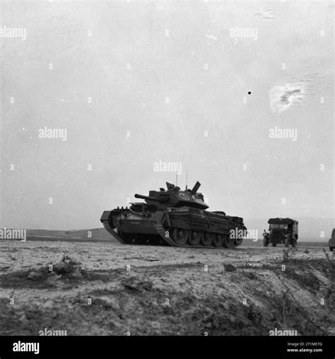 The British Army In Tunisia Crusader Iii Tank Of The St