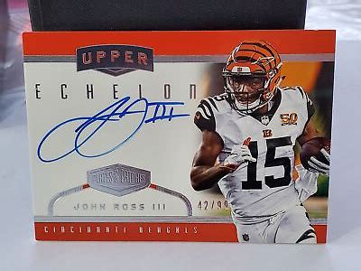 Panini Plates Patches Upper Echelon John Ross Iii Rookie