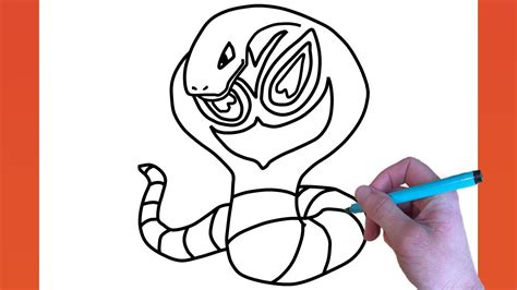 How To Draw Arbok Pok Mon Easy Guide Youtube