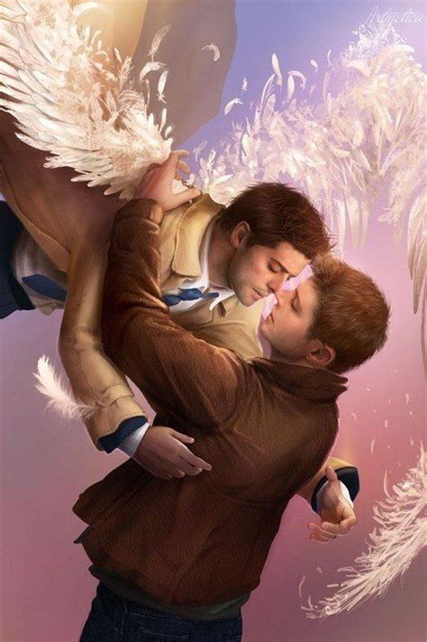 Dean And Castiel Fan Art Destiel Fanart Destiel Supernatural Destiel