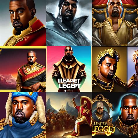 Kanye West As Emperor Napoleon League Of Legends Stable Diffusion