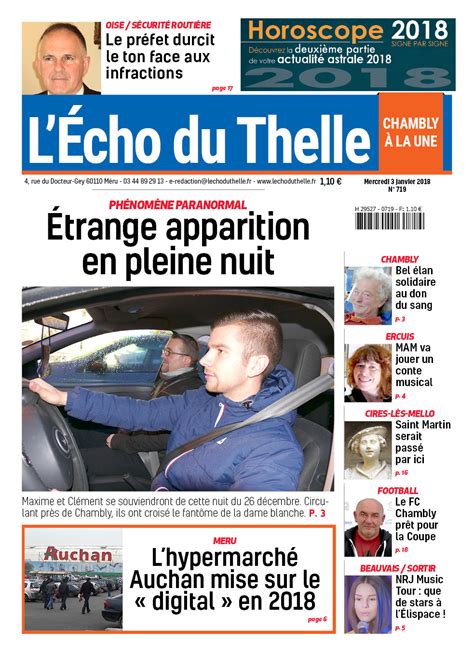 L Echo Du Thelle Du Janvier