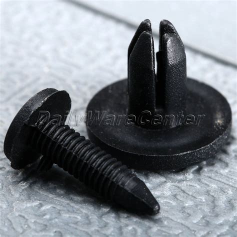 Pcs Auto Bumper Fastener Rivet Retainer Push Engine Cover Fender Car