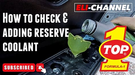 How To Check Reserve Coolant Honda Adv 160 Youtube