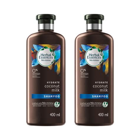 Buy Herbal Essences Coconut Milk Shampoo 400 Ml Pack Of 2 Herbal Essences Tira Shop