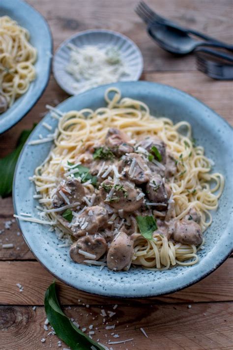 B Rlauch Pilz Pasta Seelenfutter Im Fr Hling Knusperst Bchen