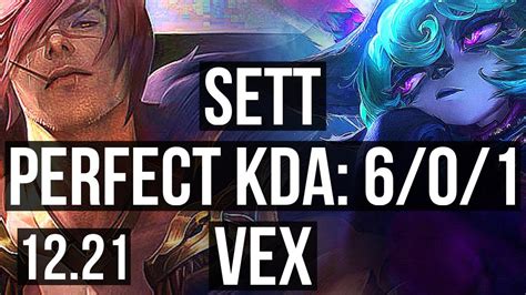 SETT Vs VEX MID 6 0 1 500 Games Dominating EUW Master 12 21