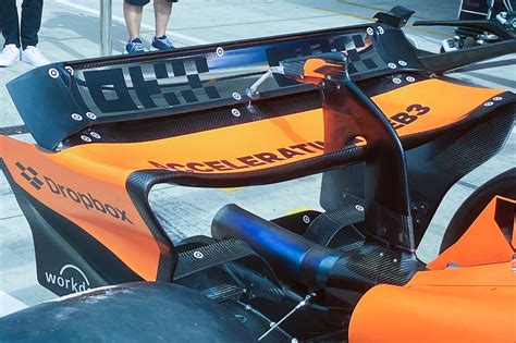 Mclaren Realiza M S Cambios En El Aler N Trasero Con Su Mini Drs Antes