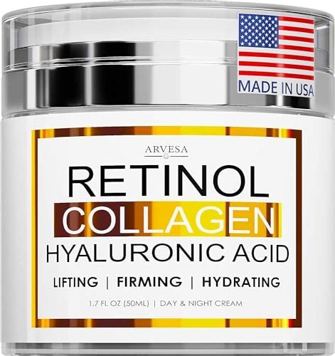 Collagen Retinol Cream Face Women And Anti Aging Effect Day Night