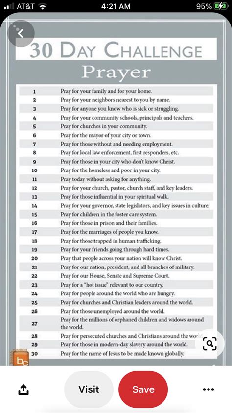 30 Day Prayer Challenge