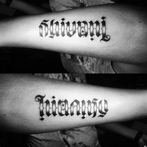 45 Ambigram Tattoos Designs And Meanings For Men And Women 2019