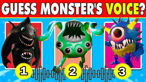 Guess The MONSTER S VOICE 26 GARTEN OF BANBAN 4 SHARKY CLEE