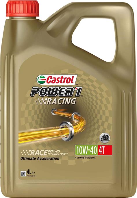 Castrol Power1 Racing 4t 10w 40 Motorcycle Oil 4l Uk