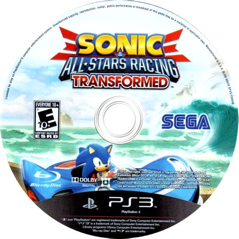 Sonic And All Stars Racing Transformed Images Launchbox Games Database