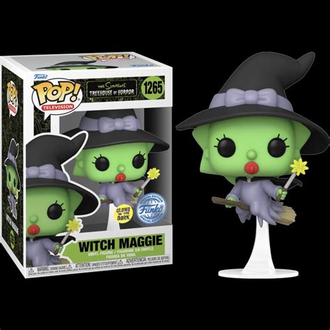 Funko Pop Television The Simpsons Maggie Simpson As Witch Glow In