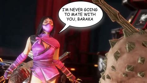 Mileena And Baraka Kiss