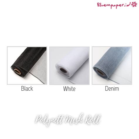 Jual Polynet Mesh Roll 50 Cm X 10 Yard Flower Wrap Buket Bunga