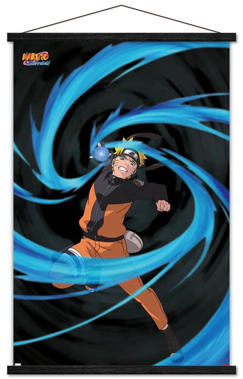 Naruto Shippuden Naruto Uzumaki Wall Poster With Magnetic Frame