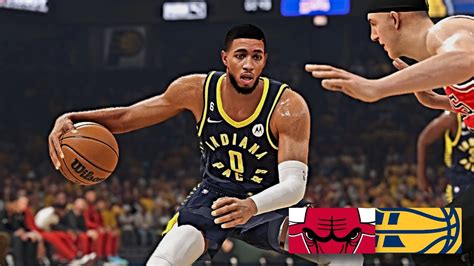 BULLS At PACERS NBA 2K23 Realism Gameplay NBA 2022 23 Season YouTube