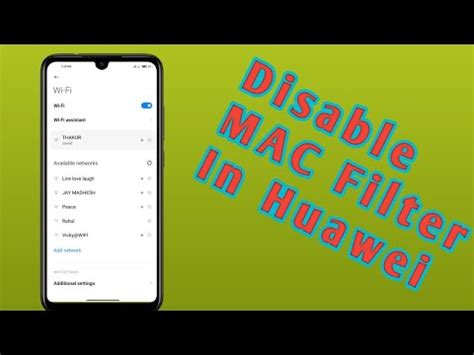 How To Disable Mac Filter In Huawei Router Mac Filter Bande Kaise Kara