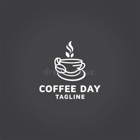 Coffee Day Logo Design Templates Stock Vector - Illustration of leisure, design: 189968383