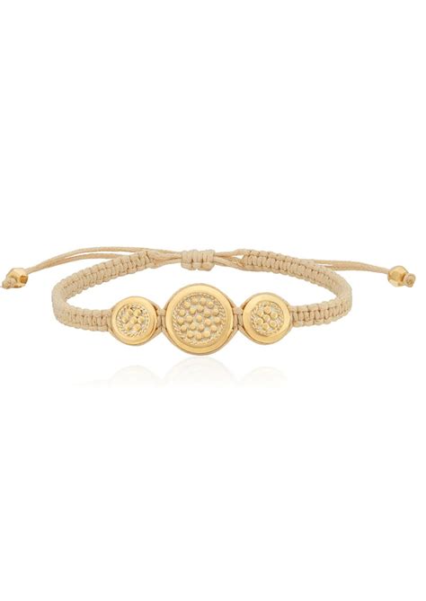 Anna Beck Classic Woven Bracelet Gold