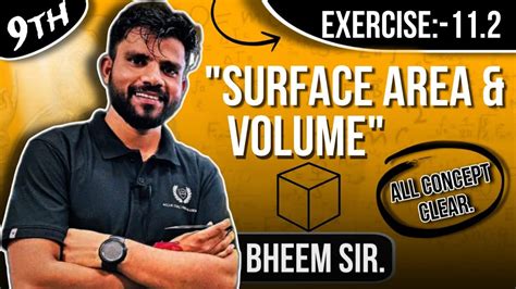 Surface Area And Volume Exercise 11 2 Class 9 YouTube