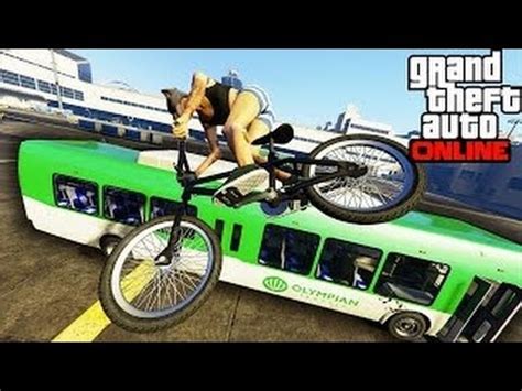 GTA 5 AMAZING BMX STUNT MONTAGE GTA V PC BMX STUNTS YouTube