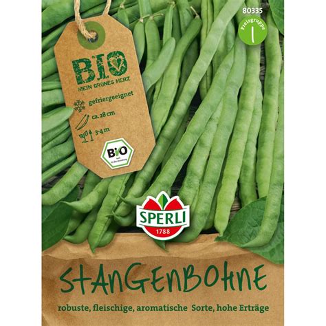 Bio Stangenbohne Neckark Nigin Bio Saatgut Von Sperli Saatgut