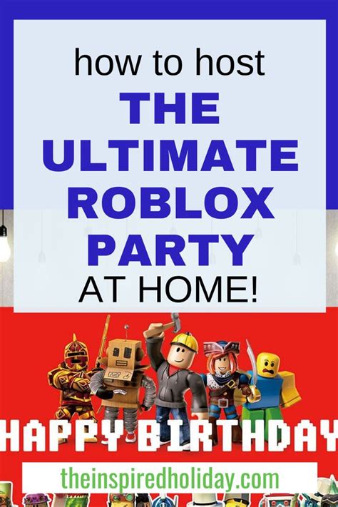 Roblox Birthday Party Ideas Perfect For An At Home Birthday Arcade Birthday Parties Pool