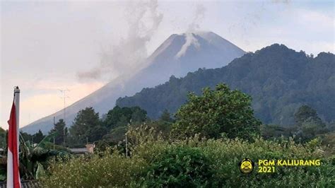 UPDATE Gunung Merapi 14 Juli 2021 Keluarkan 11 Kali Guguran Lava Pijar