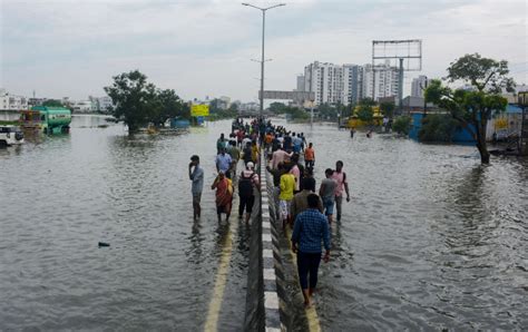 After Heavy Damage In Tamil Nadu And Andhra Cyclone Michaung Weakens