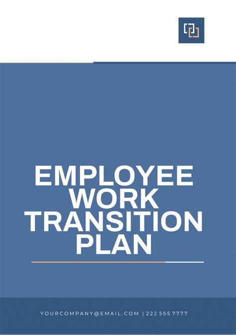 Employee Work Transition Plan Template Edit Online And Download Example