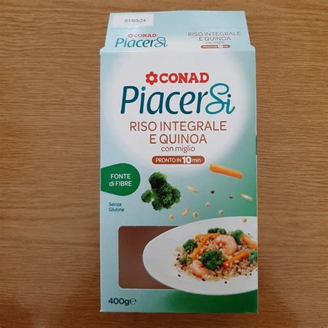 Piacersi Conad Riso Integrale E Quinoa Con Miglio Review Abillion