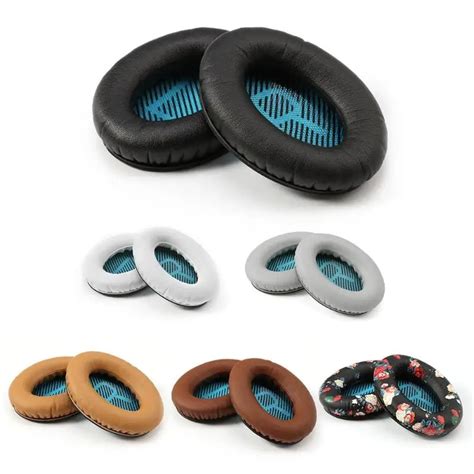 Pair Replacement L R Leather Earpads Ear Pad Pads Cushion For Bose