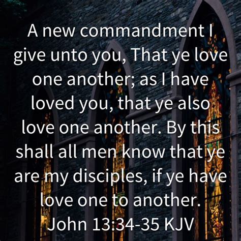 Jesus Said Love One Another Kjv